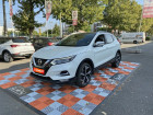 Nissan Qashqai occasion Blanc année 2018 boite Manuelle Annonce Nissan Qashqai occasion Diesel 1.5 DCI 110 BV6 TEKNA TOIT PANO Semi Cuir JA 19 à Toulouse