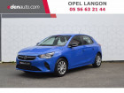 Opel Corsa occasion Bleu année 2020 boite Manuelle Annonce Opel Corsa occasion Essence 1.2 75 ch BVM5 Edition à Toulenne