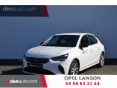 Opel Corsa occasion année 2021 boite Manuelle Annonce Opel Corsa occasion Diesel 1.5 Diesel 100 ch BVM6 Elegance Business à Toulenne