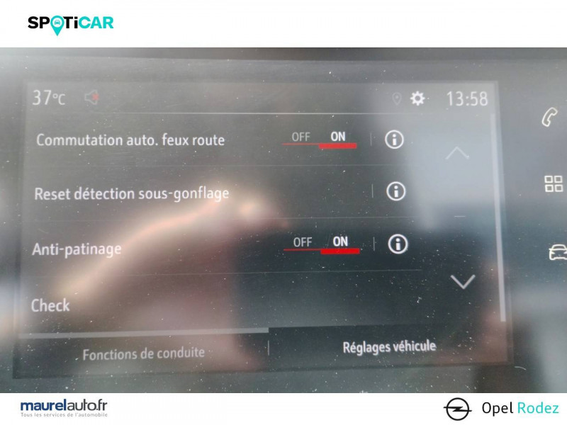 Opel Corsa Corsa 1.2 Turbo 100 ch BVM6 Elegance 5p  occasion  Onet-le-Chteau - photo n17