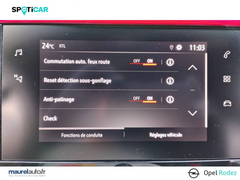 Opel Corsa Corsa 1.2 Turbo 100 ch BVM6 GS Line 5p  occasion à Onet-le-Chteau - photo n°16
