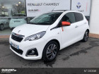 Peugeot 108 occasion Blanc année 2017 boite Manuelle Annonce Peugeot 108 occasion Essence 1.2 PureTech Roland Garros Top 5p à Chambly