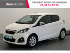 Peugeot 108 occasion Blanc année 2020 boite Manuelle Annonce Peugeot 108 occasion Essence VTi 72ch S&S BVM5 Style à Saint Pierre du Mont