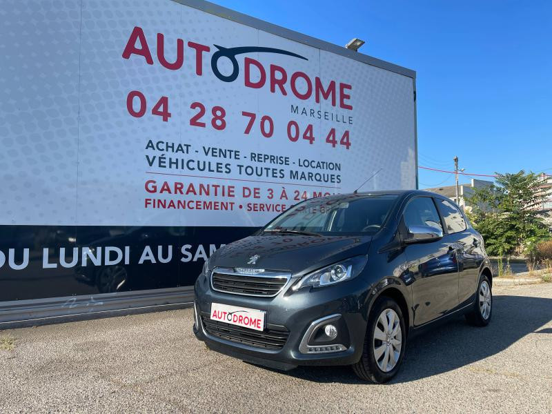Peugeot 108 occasion 2019 mise en vente à Marseille 10 par le garage AUTODROME - photo n°1