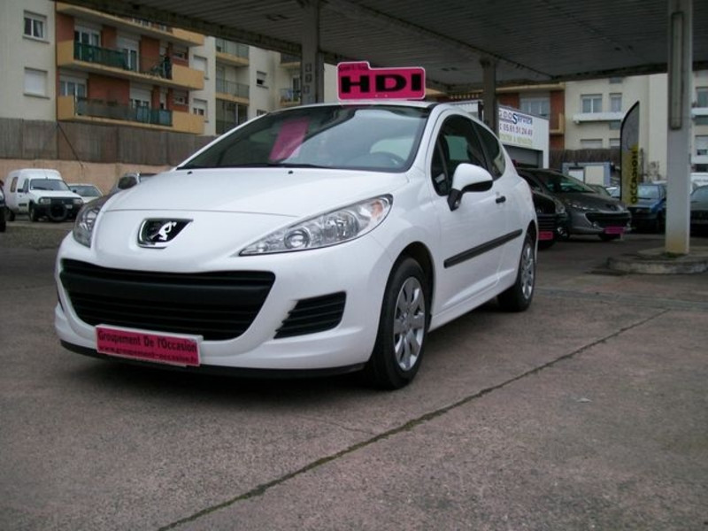 Peugeot 207 14 HDI PACK CD CLIM Blanc occasion à Toulouse - photo n°1