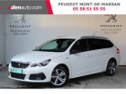Peugeot 308 SW occasion Blanc année 2020 boite Automatique Annonce Peugeot 308 SW occasion Diesel SW BlueHDi 130ch S&S EAT8 GT Line à Saint-Pierre-du-Mont