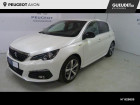 Peugeot 308 occasion Blanc année 2019 boite Automatique Annonce Peugeot 308 occasion Essence 1.2 PureTech 130ch E6.c S&S GT Line EAT8 à Avon