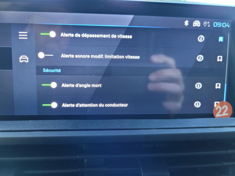 Peugeot Expert (Nouveau) M BlueHDi 120 3pl   GPS   ModuWork   Radar Av/Ar    occasion  Ganges - photo n13