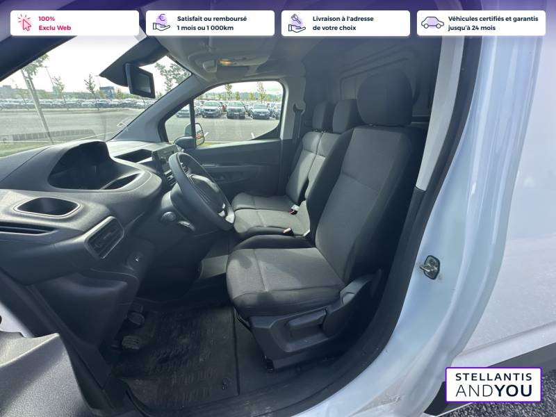 Peugeot Partner FGN FOURGON STANDARD 650 KG BLUEHDI 100 S&S BVM5 PREMIUM  occasion  NANTERRE - photo n10