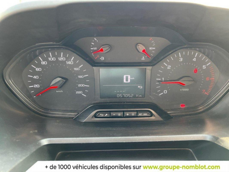 Peugeot Partner FOURGON STANDARD 650 KG BLUEHDI 100 S&S BVM5 PREMIUM  occasion  VILLEFRANCHE SUR SAONE - photo n10