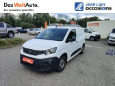 Peugeot Partner occasion année 2018 boite Manuelle Annonce Peugeot Partner occasion Diesel PARTNER FOURGON LONG 950 KG BLUEHDI 100 S&S BVM5 ASPHALT 4p à La Motte-Servolex