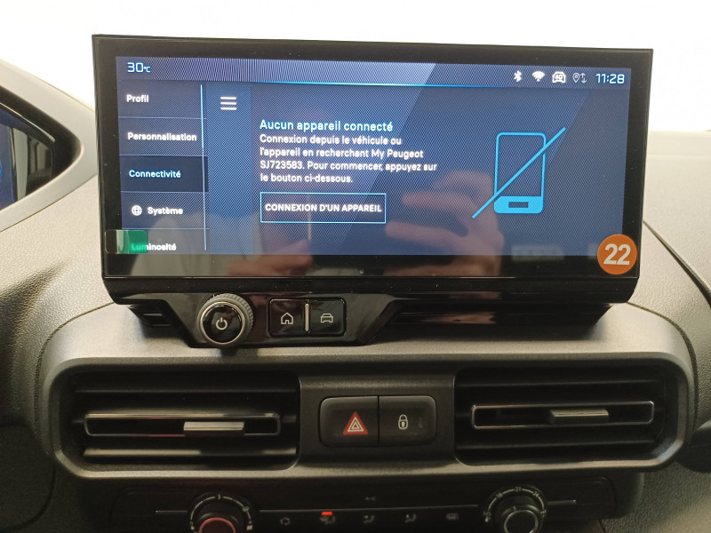 Peugeot Partner PARTNER FOURGON M 650 KG BLUEHDI 100 S&S BVM6  4p 2025 - photo n°11 Peugeot Partner PARTNER FOURGON M 650 KG BLUEHDI 100 S&S BVM6  4p  occasion à Hagetmau - photo n°11