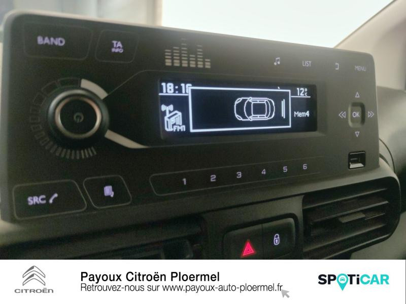 Peugeot Partner Standard 1000kg BlueHDi 100ch S&S Pro  occasion à PLOERMEL - photo n°13