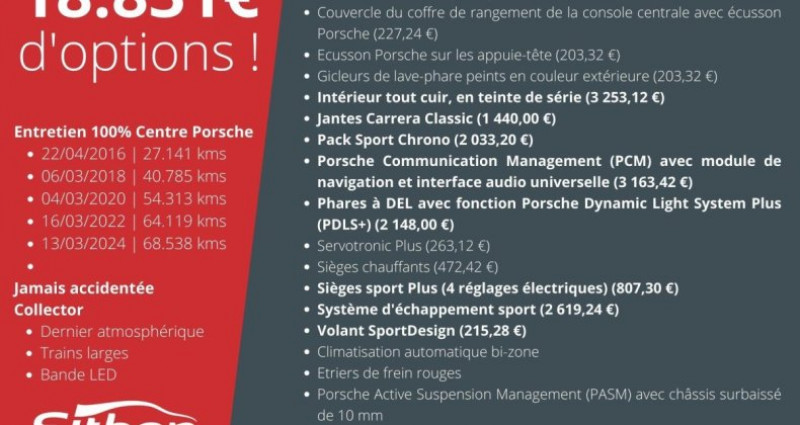 Porsche 911 Type 991 (991) Carrera 4S Cabriolet 3.8 400 PDK  occasion � Saint-Égrève - photo n�2