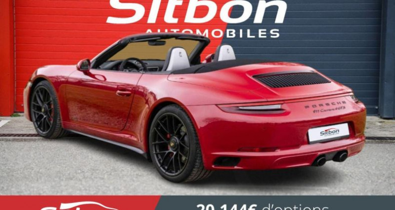Porsche 911 Type 991 991 Phase 2 Carrera 4 GTS Cabriolet Rouge Carmin + 20kE dopt  occasion  Saint-Égrève - photo n3