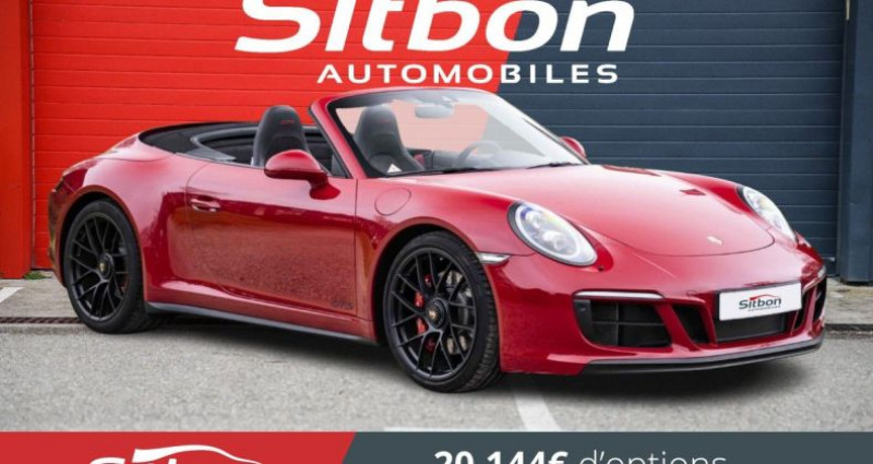 Porsche 911 Type 991 991 Phase 2 Carrera 4 GTS Cabriolet Rouge Carmin + 20kE dopt  occasion  Saint-Égrève