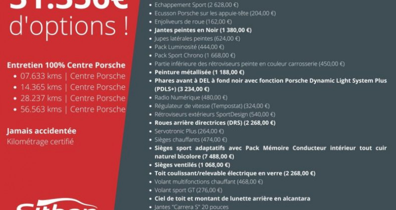 Porsche 911 Type 991 991 Phase 2 Carrera 4S Coupe 3.0 420 PDK + 31kE doptions ! R  occasion  Saint-Égrève - photo n2