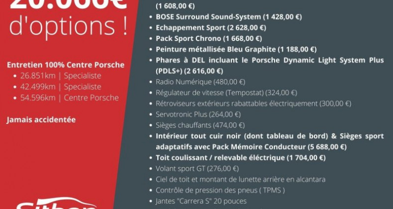 Porsche 911 Type 991 991 Phase 2 Carrera 4S Coupe 3.0 420 PDK  occasion � Saint-Égrève - photo n�2