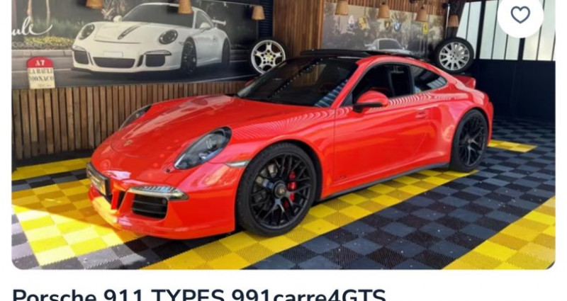 Porsche 911 Type 991 type 991 gts exceptionnel 2015 - photo n°2 Porsche 911 Type 991 type 991 gts exceptionnel  occasion à LA BAULE - photo n°2