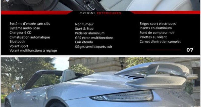 Porsche 911 Type 991 type 991 turbo s 4.0 l cab pdk revision concessionnaire  occasion  LA BAULE - photo n3