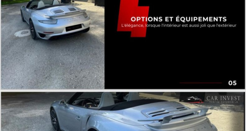 Porsche 911 Type 991 type 991 turbo s cab pdk origine france revision concessionn  occasion  LA BAULE - photo n4