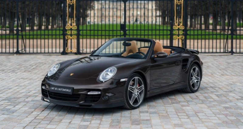 Porsche 911 Type 997 997.1 Turbo Cabriolet BVM *Macadamia Metallic*  occasion � PARIS