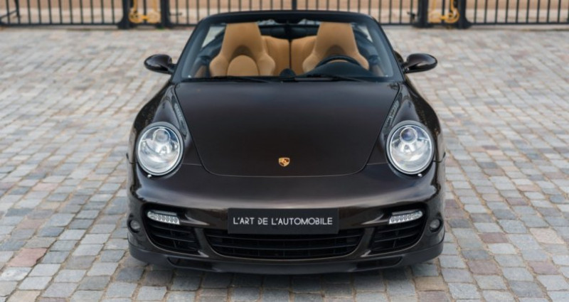 Porsche 911 Type 997 997.1 Turbo Cabriolet BVM *Macadamia Metallic*  occasion � PARIS - photo n�7