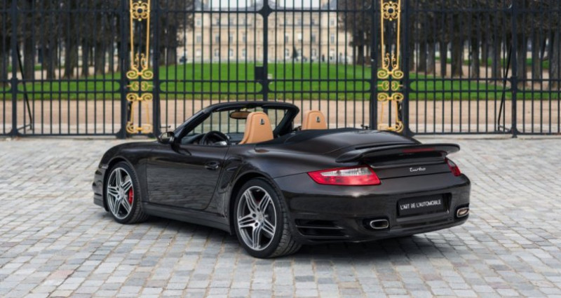 Porsche 911 Type 997 997.1 Turbo Cabriolet BVM *Macadamia Metallic*  occasion � PARIS - photo n�6