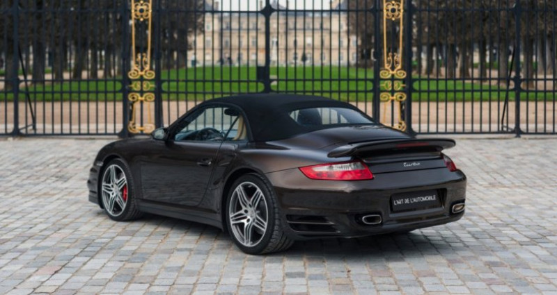 Porsche 911 Type 997 997.1 Turbo Cabriolet BVM *Macadamia Metallic*  occasion � PARIS - photo n�5
