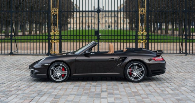 Porsche 911 Type 997 997.1 Turbo Cabriolet BVM *Macadamia Metallic*  occasion � PARIS - photo n�4