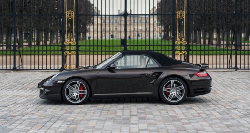 Porsche 911 Type 997 997.1 Turbo Cabriolet BVM *Macadamia Metallic*  occasion � PARIS - photo n�3