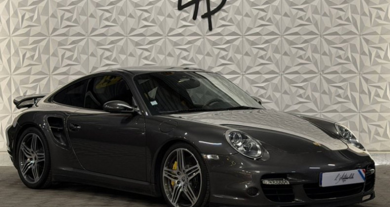 Porsche 911 Type 997 997 3.6 480 TURBO - SLATE GREY - CARBONE - SURPIQURE JAUNE  occasion � M�ry Sur Oise