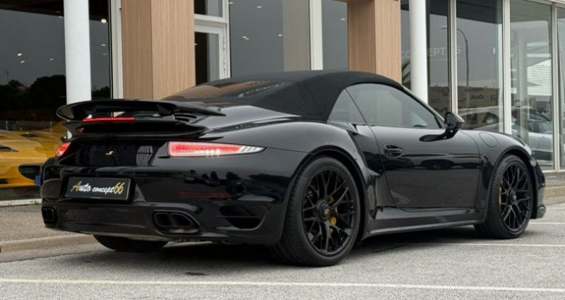 Porsche 911 CABRIOLET 991 3.8 Turbo S 560 ch Pack aéro 2014 - photo n°3 Porsche 911 CABRIOLET 991 3.8 Turbo S 560 ch Pack aéro  occasion à PERPIGNAN - photo n°3