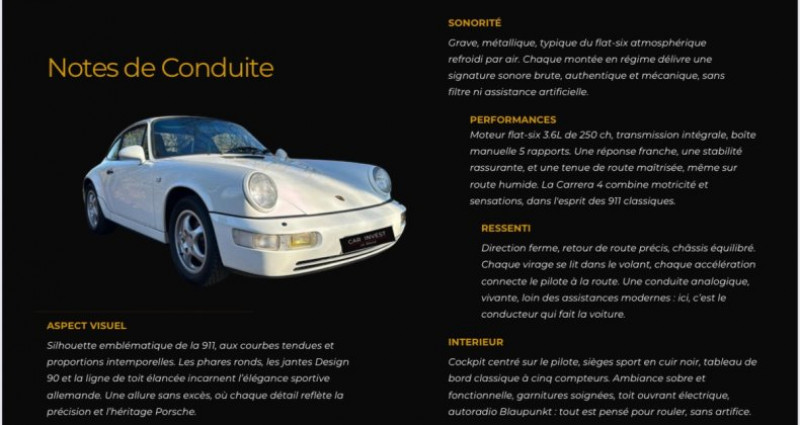 Porsche 911 type 964 carrera 4  occasion  LA BAULE - photo n4
