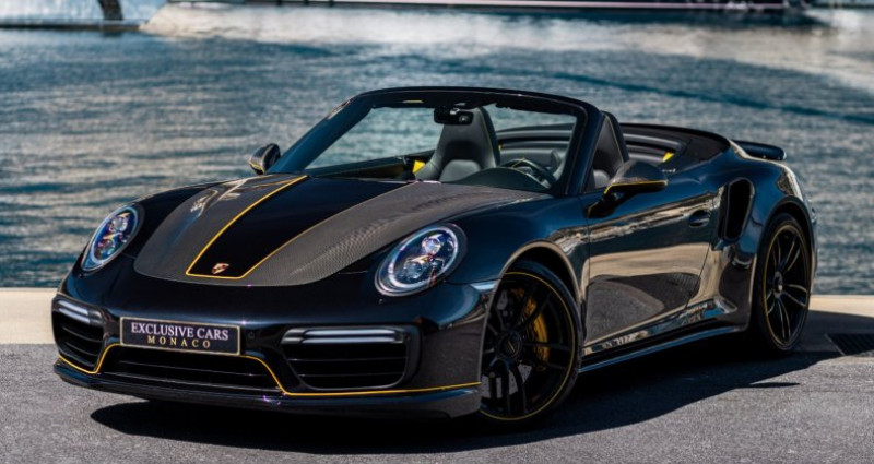 Porsche 911 TYPE 991 TURBO S CABRIOLET � TECHART � PDK 580 CV - MONACO  occasion � MONACO