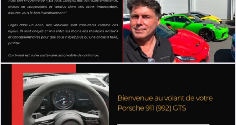 Porsche 911 type 992carrera .gts  occasion à LA BAULE - photo n°2