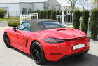 Porsche Boxster 718 occasion Rouge année 2018 boite Robotisee Annonce Porsche Boxster 718 occasion Essence 2.0 300CH PDK à Villenave-d'Ornon