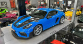 Porsche Boxster 718 occasion année 2023 boite Automatique Annonce Porsche Boxster 718 occasion Essence GT4 4.0 500 Weissach - BLEU REQUIN PPF COMPLET à SAINT LAURENT DU VAR