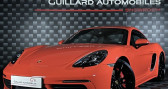 Porsche Boxster 718 occasion année 2017 boite Automatique Annonce Porsche Boxster 718 occasion Essence S 350ch PDK à PLEUMELEUC