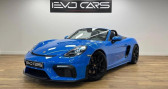 Annonce Porsche Boxster 718 occasion Essence Spyder 4.0 420 ch PDK Origine France / PPF / Pack Chrono / B � GLEIZE