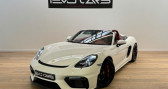 Annonce Porsche Boxster 718 occasion Essence Spyder 4.0 420 ch Siges 918/PDLS+/PSE/Camra/Approved 05/20  GLEIZE