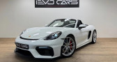 Annonce Porsche Boxster 718 occasion Essence Spyder 4.0 420ch BVM / CarPlay / Pack Chrono / Cam�ra / Si�g � GLEIZE