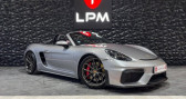 Porsche Boxster 718 occasion année 2019 boite Manuelle Annonce Porsche Boxster 718 occasion Essence Spyder 4.0 420ch à ROQUEBRUNE SUR ARGENS