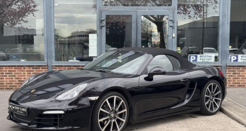 Porsche Boxster 2.7i - 265 - BV PDK - Start&Stop TYPE 981 CABRIOLET Black Ed  occasion  Reims - photo n4