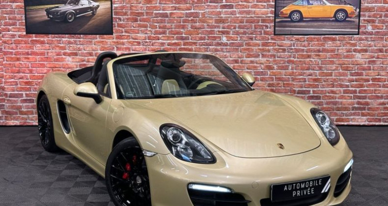 Porsche Boxster S 3.4 315 cv type 981 ( idem Cayman ) LIME GOLD PTS JANTES C  occasion  Taverny