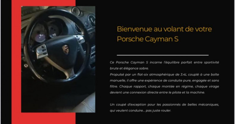 Porsche Cayman s black 2006 - photo n°5 Porsche Cayman s black  occasion à LA BAULE - photo n°5