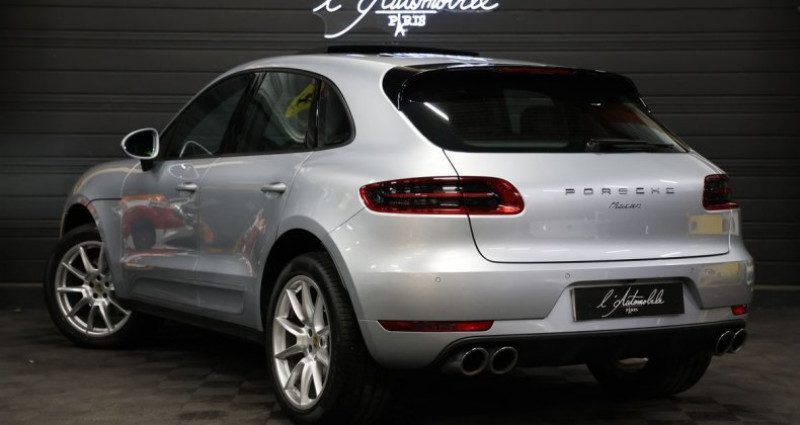 Porsche Macan Gris Rhodium Echappement Sport Toit ouvrant panoramique PDLS  occasion � M�ry Sur Oise - photo n�2
