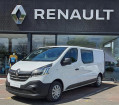 Renault Trafic occasion Blanc année 2020 boite Manuelle Annonce Renault Trafic occasion Diesel CABINE APPROFONDIE CA L2H1 1200 KG à PAIMPOL