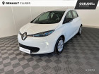Renault Zoe occasion Blanc année 2018 boite Automatique Annonce Renault Zoe occasion Electrique Life charge normale R75 à Cluses