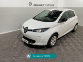 Renault Zoe occasion année 2016 boite Automatique Annonce Renault Zoe occasion Electrique Zoe Life à Évreux